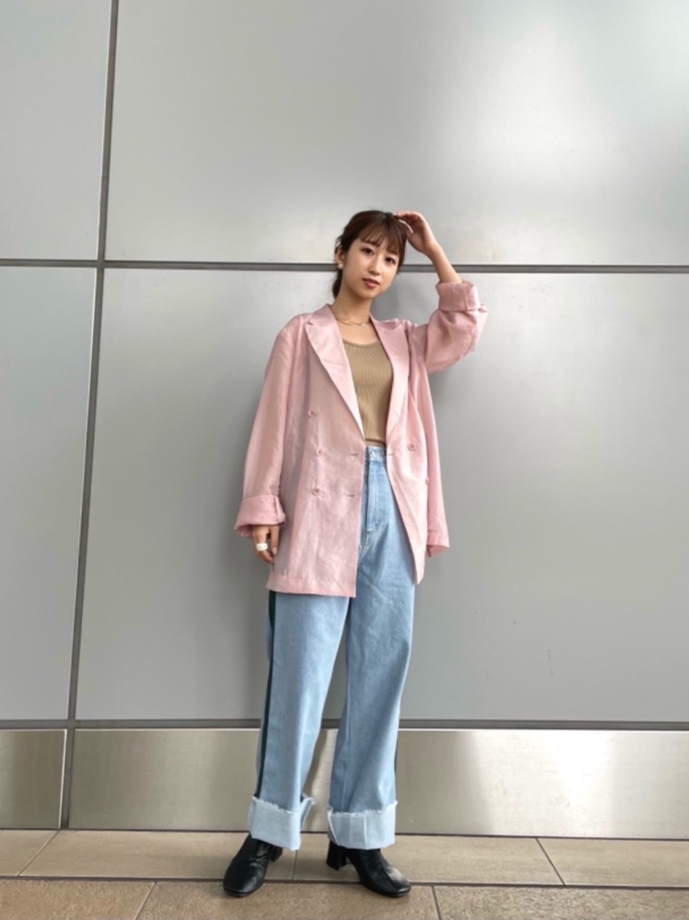 ラメシアー テーラードジャケット | NANAE | TINA：JOJUN | ルクア大阪